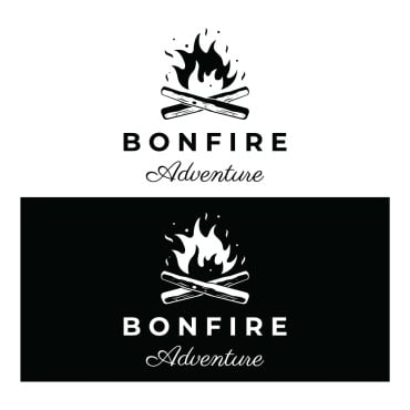 Campfire Sign Logo Templates 307906