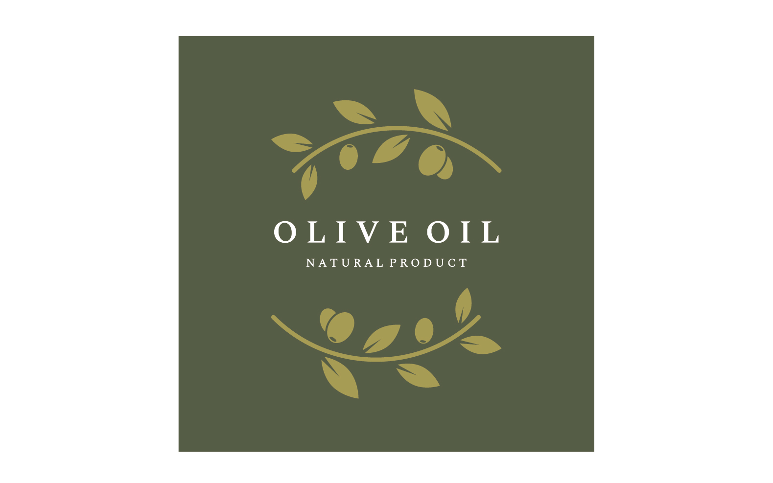 Olive oil tree logo vector 4