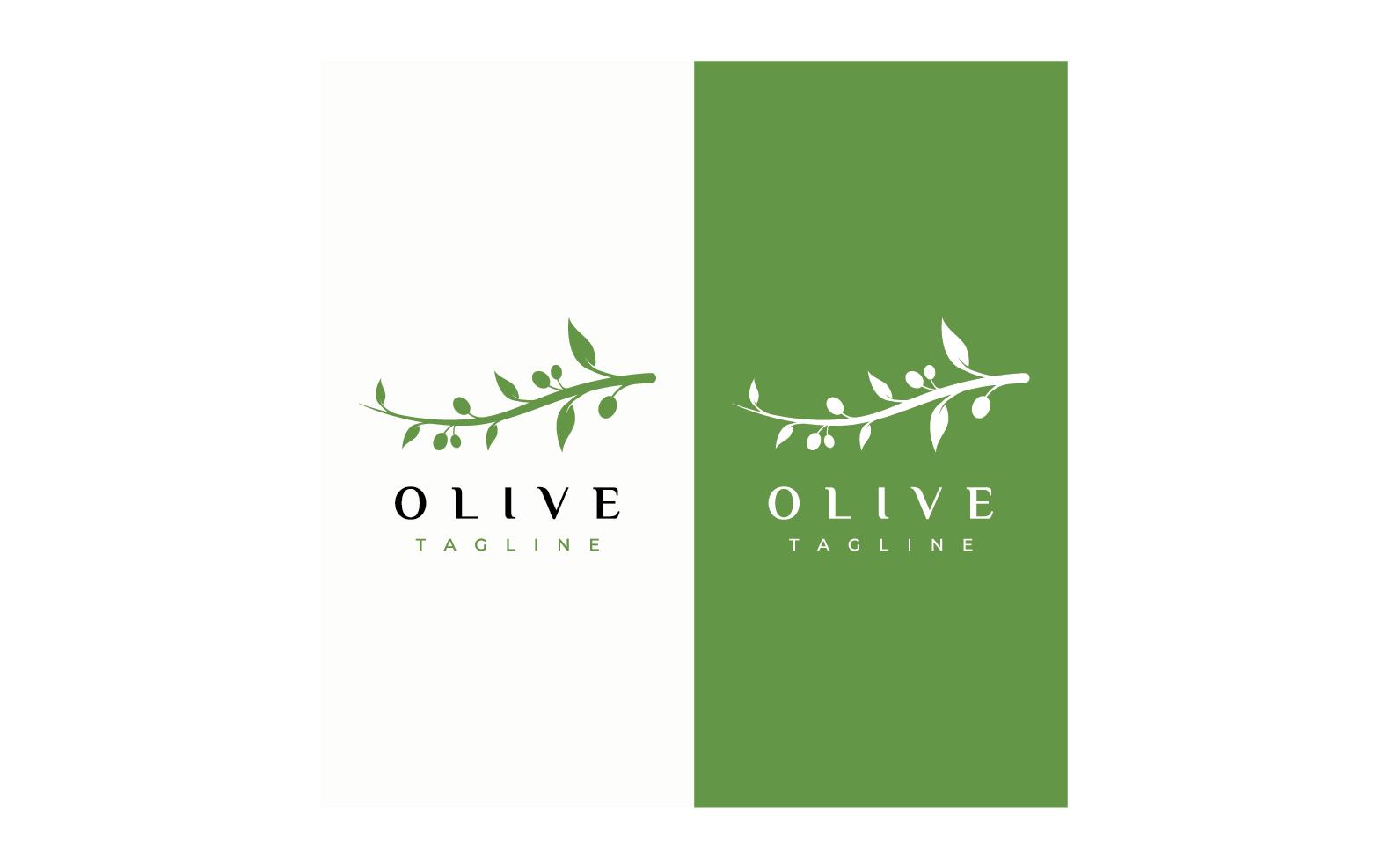 Olive oil tree logo vector 9