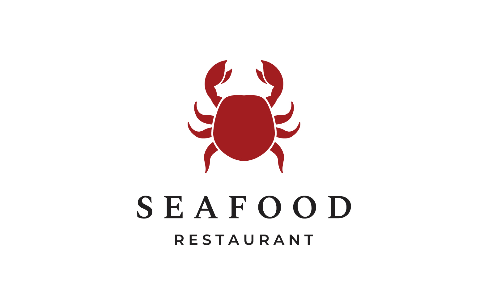 Seafood crab food fresh logo 1