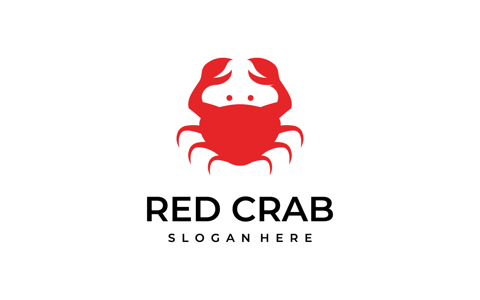 Seafood crab food fresh logo 3