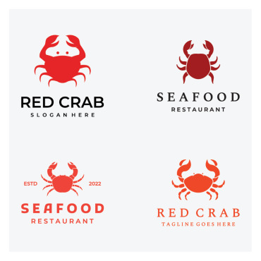 Seafood Crab Logo Templates 308071