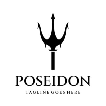 Poseidon Illustration Logo Templates 308077