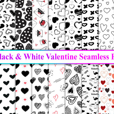 Valentine Seamless Patterns 308091
