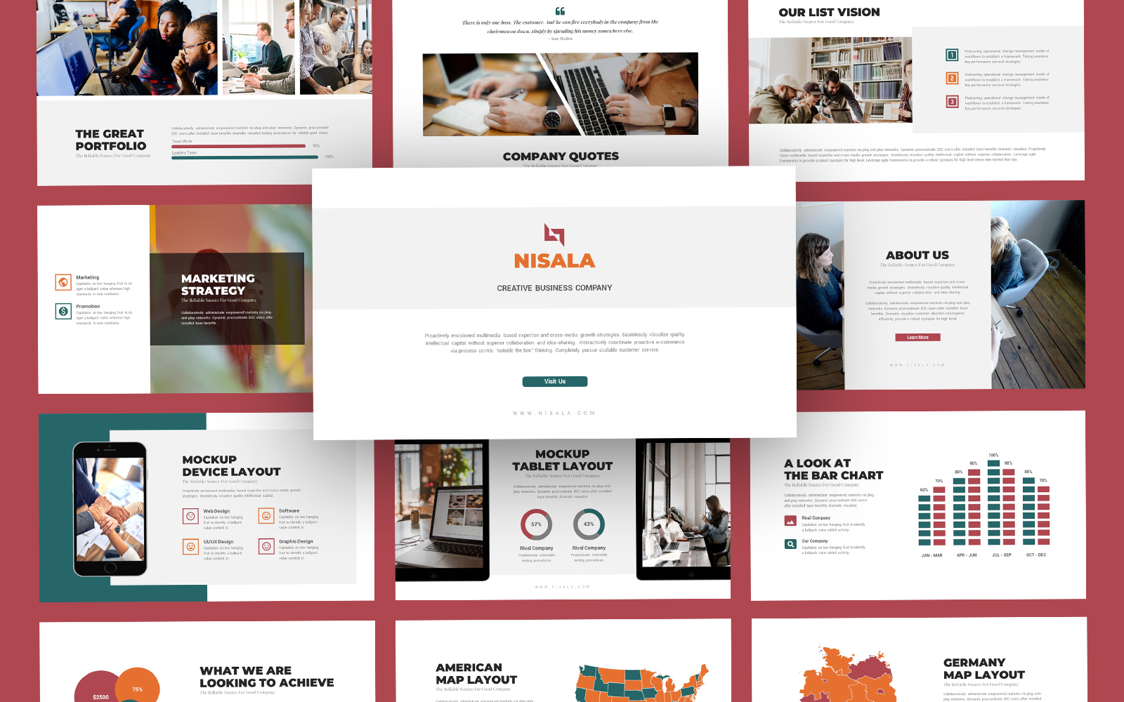 Nisala Digital Business Keynote Template