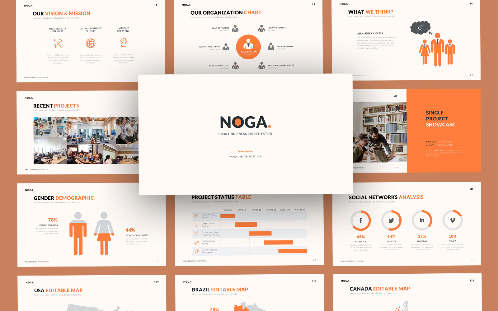 Noga Startup Business Keynote Template