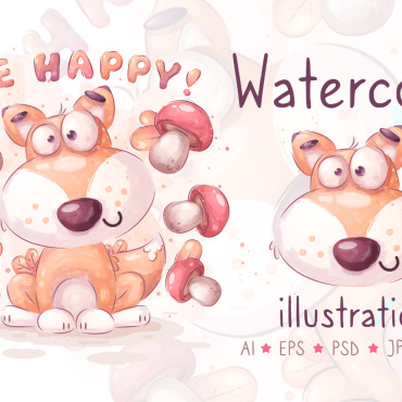 <a class=ContentLinkGreen href=></a></font> mushroom watercolor 308241