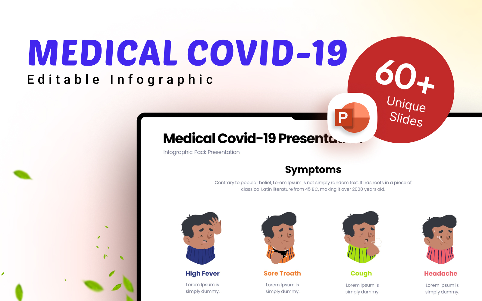 Medical Covid-19 Infographic Presentation Template