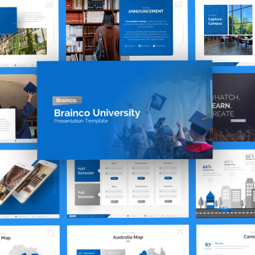 Course Creative PowerPoint Templates 308259