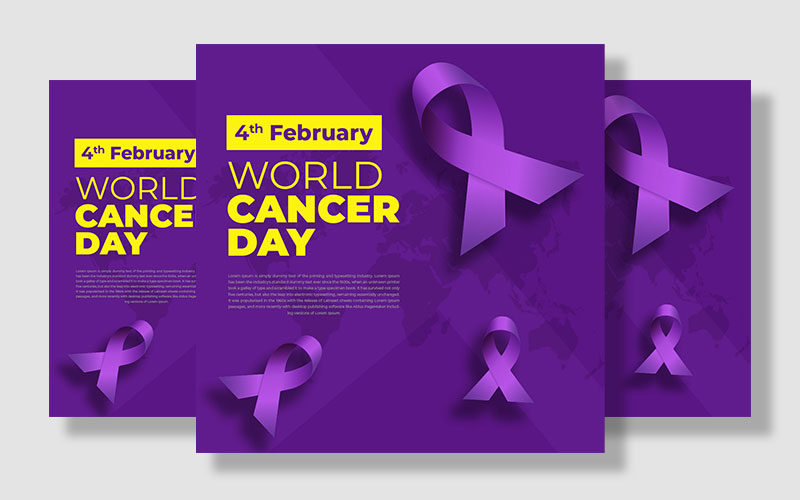 World Cancer Day Creative Social Media Post