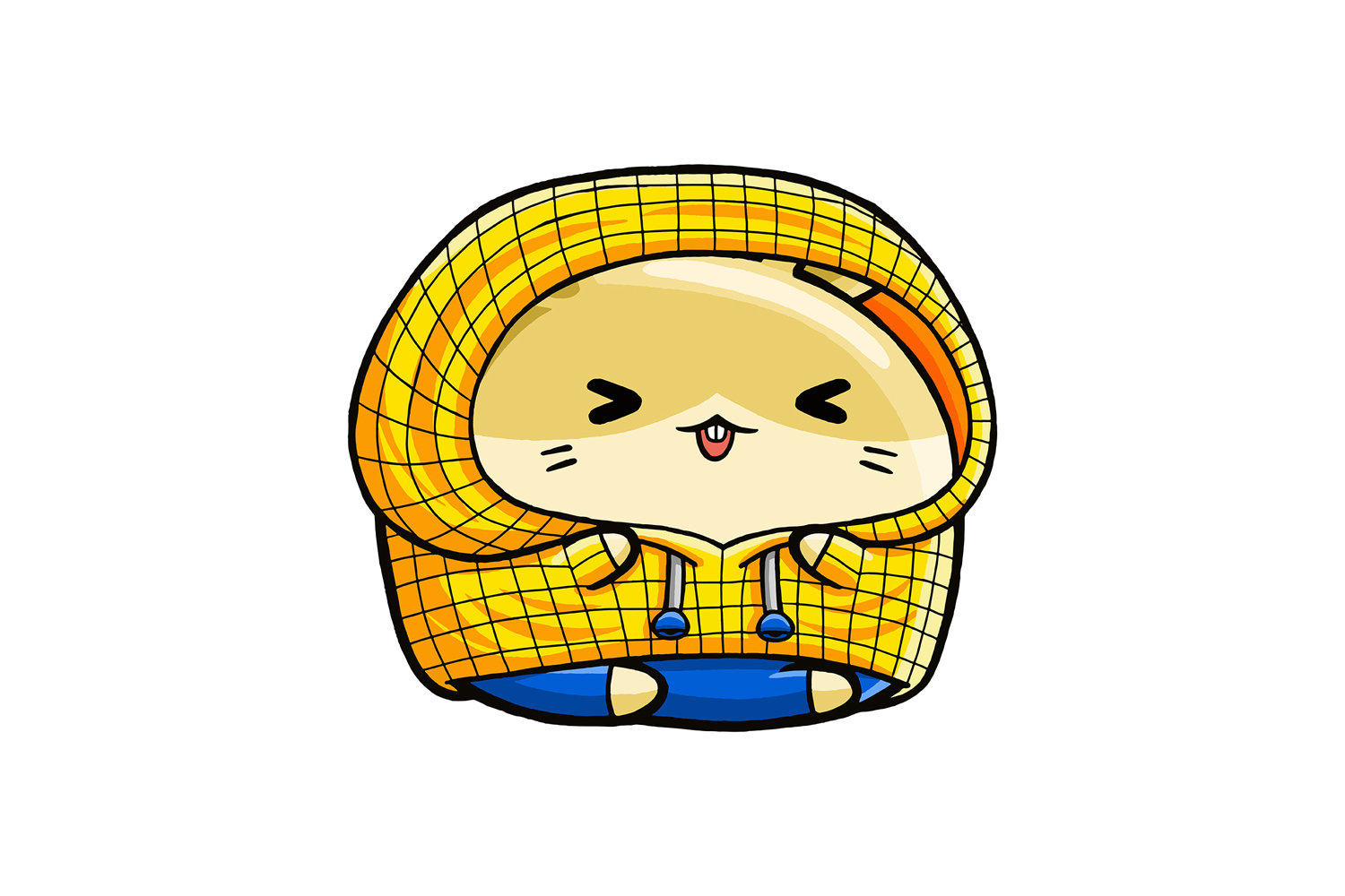 Cute Hamster Winter Outfit 05