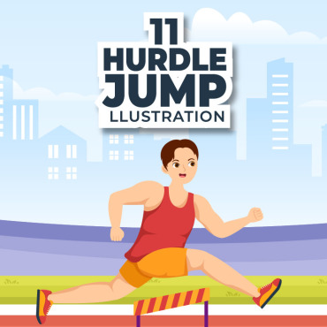 Jump Obstacle Illustrations Templates 308530
