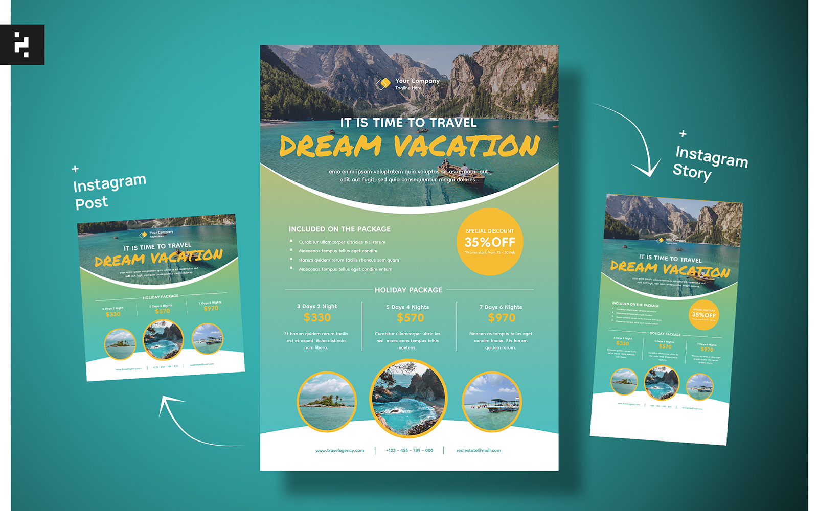 travel-agent-flyer-template