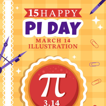 Pi Day Illustrations Templates 308876