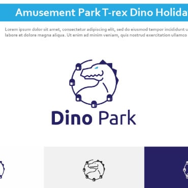 Park Dinosaur Logo Templates 308903