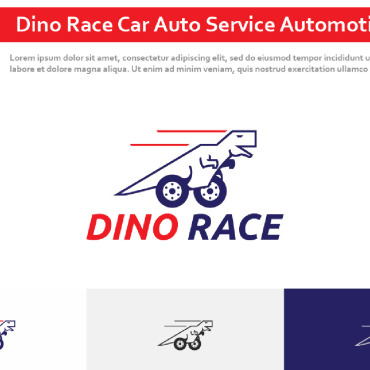 Race Dinosaur Logo Templates 308924