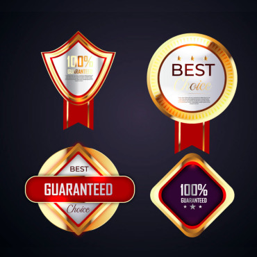 Badge Premium Illustrations Templates 308996