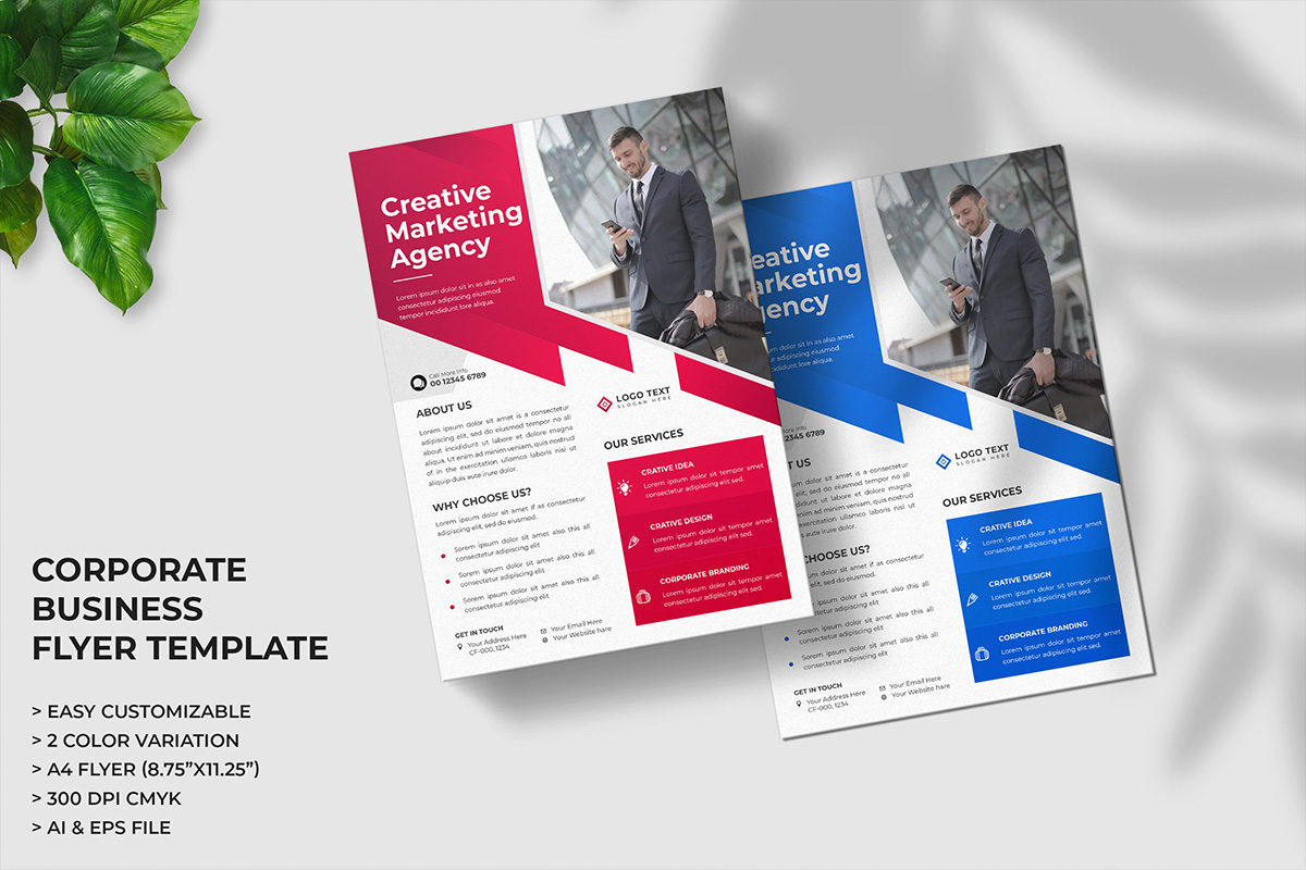 Creative Business Marketing Agency Flyer Template