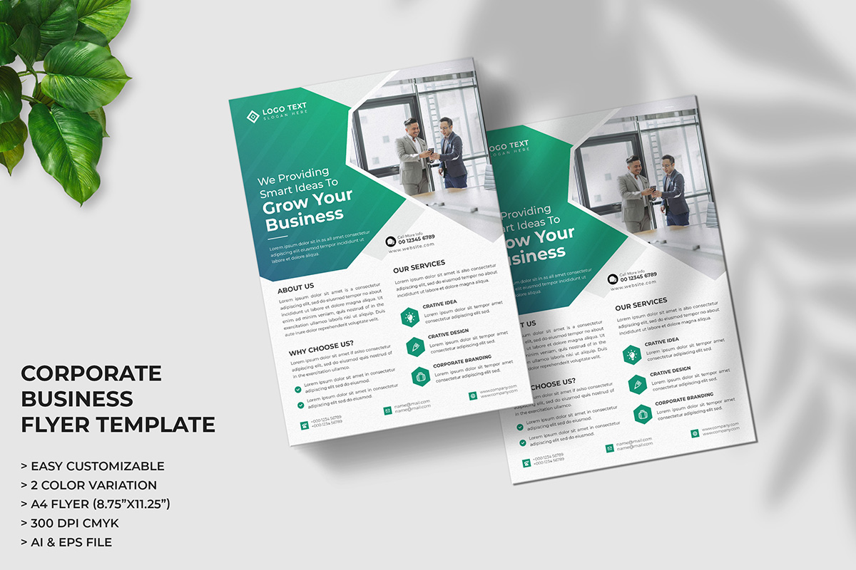 Corporate business multipurpose flyer design