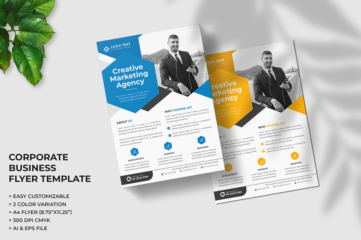 Corporate Business Multipurpose Flyer Design and Marketing Agency Flyer Design