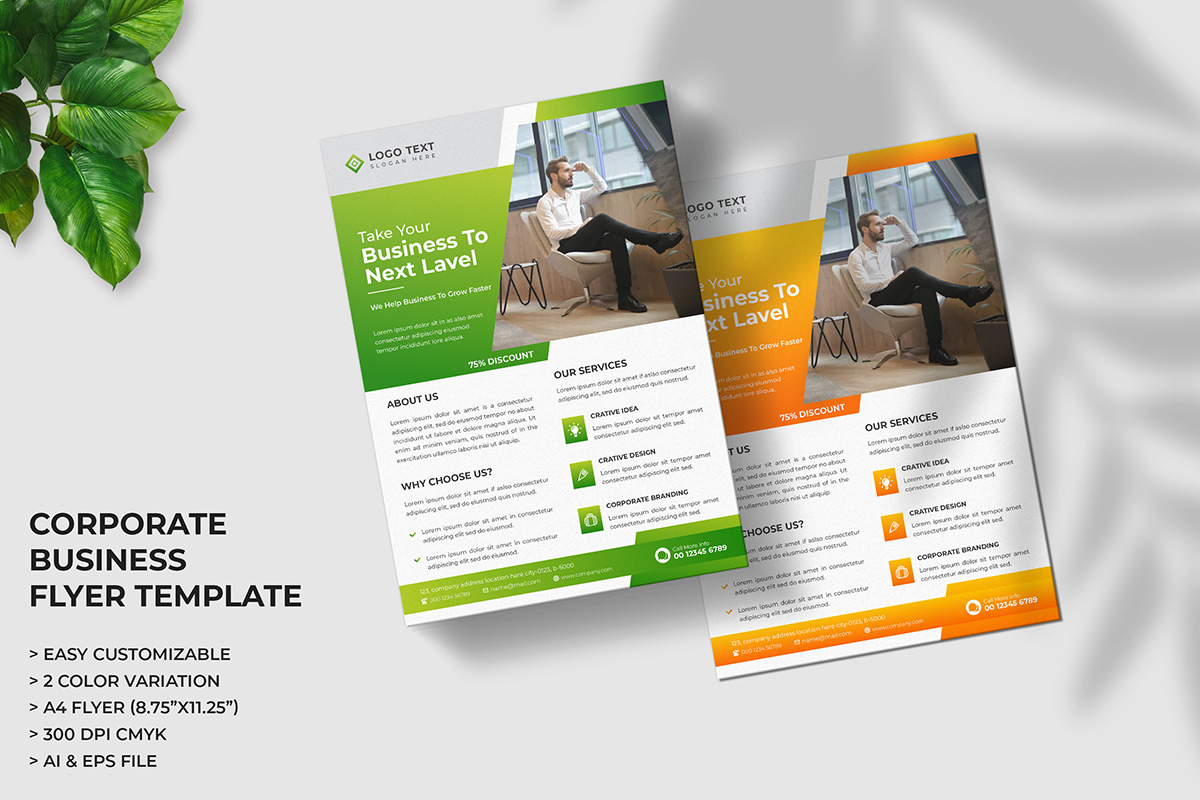 Corporate Business Flyer Template and Marketing Agency Flyer Poster