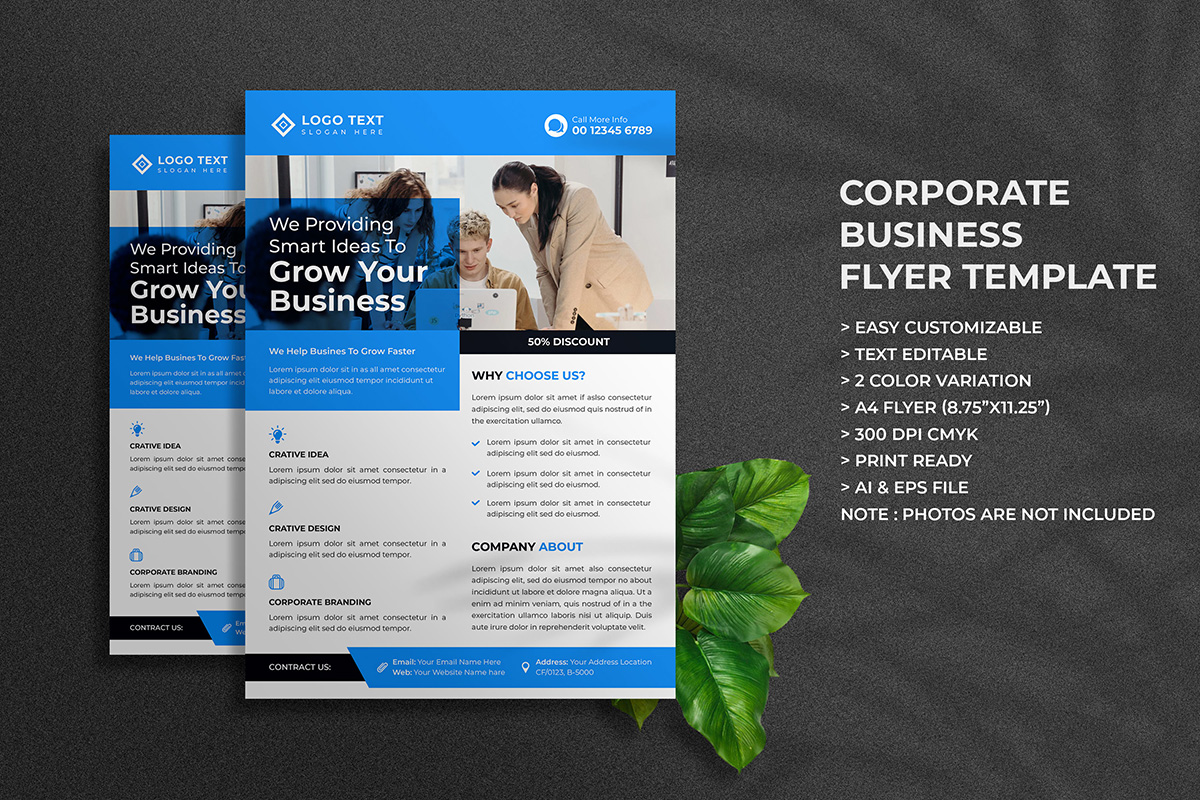 Corporate Business Flyer Template and Digital Marketing Agency Flyer Design