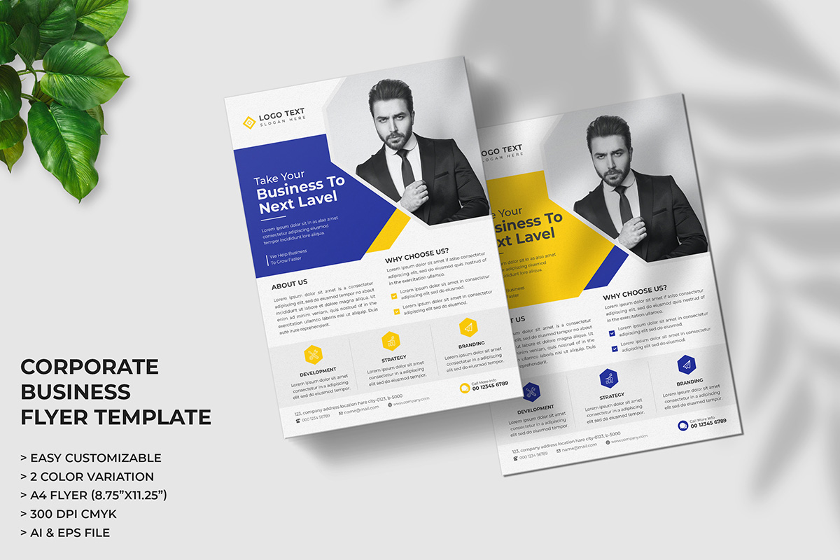 Creative Digital Marketing Agency Flyer Template Design and Corporate Business Flyer Template