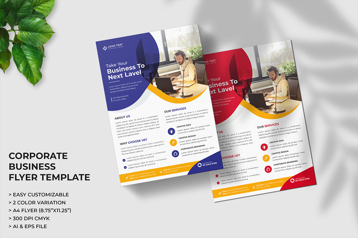 Modern Digital Marketing Agency Flyer Template Design and Business Flyer Template Layout