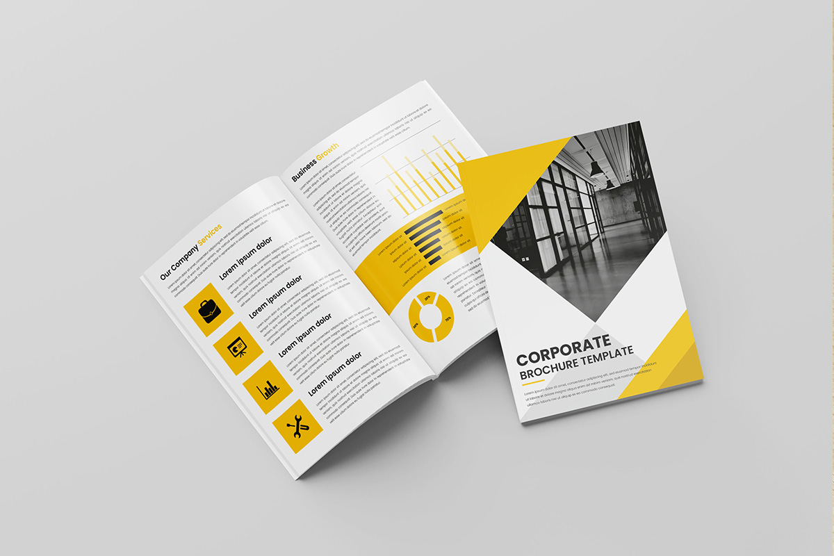 Minimal Corporate business company profile brochure template design