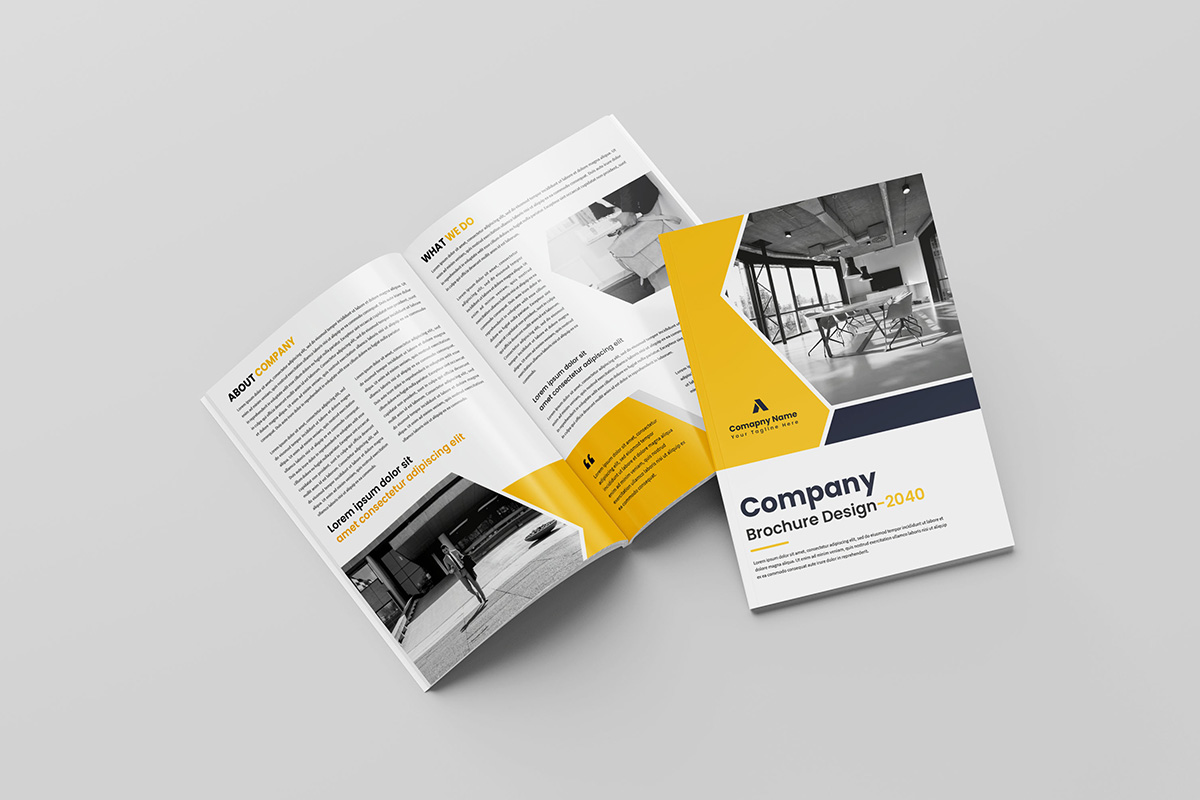 Multipage business brochure template