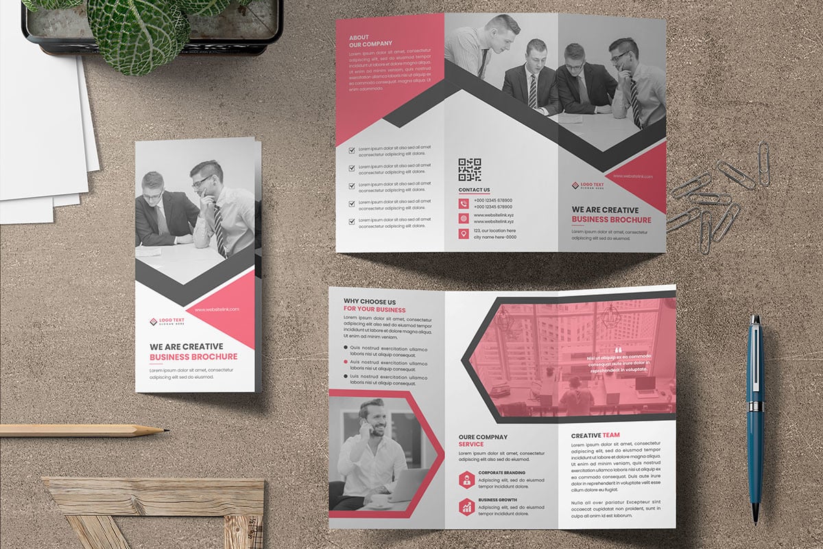 Creative Corporate Business trifold brochure