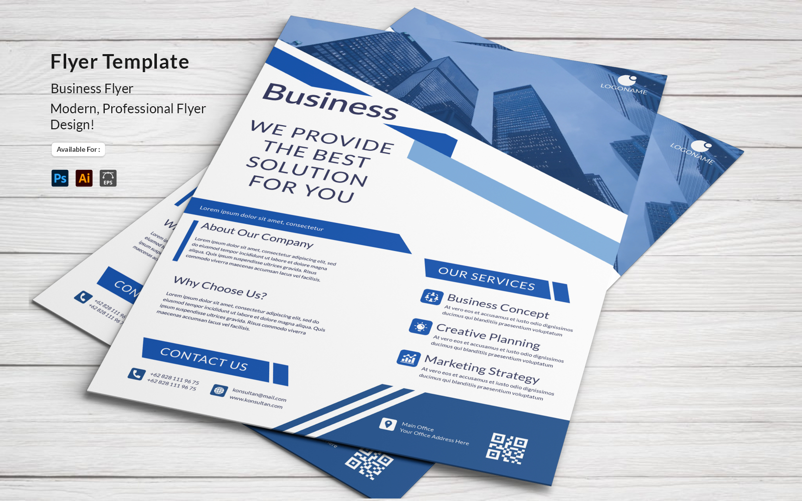 Modern Business Flyer Design Template