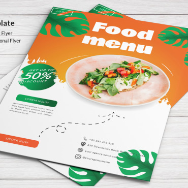 Food Flyer Corporate Identity 309294
