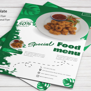 Food Flyer Corporate Identity 309296