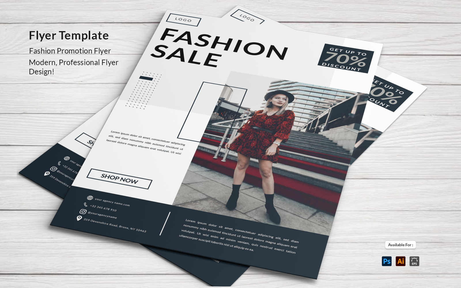 Fashion Promotion Flyer Template