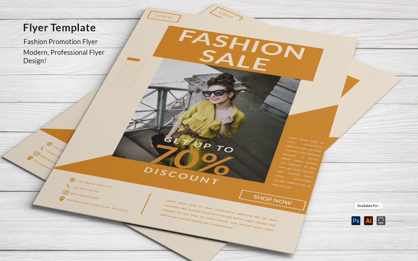 Minimalist Fashion Flyer Template