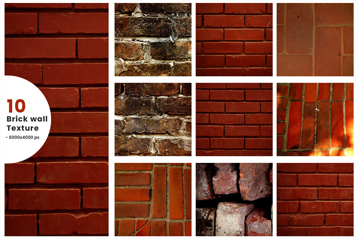 Brick Wall Textured Background