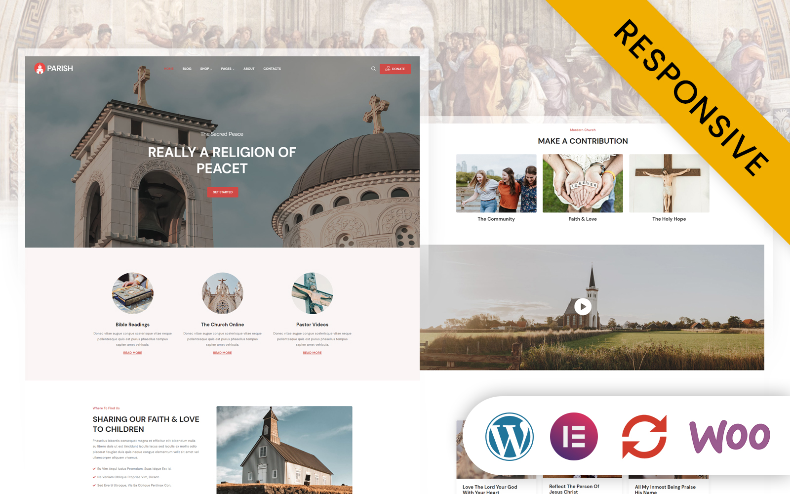 Parish - Church & Religion Elementor WordPress Theme