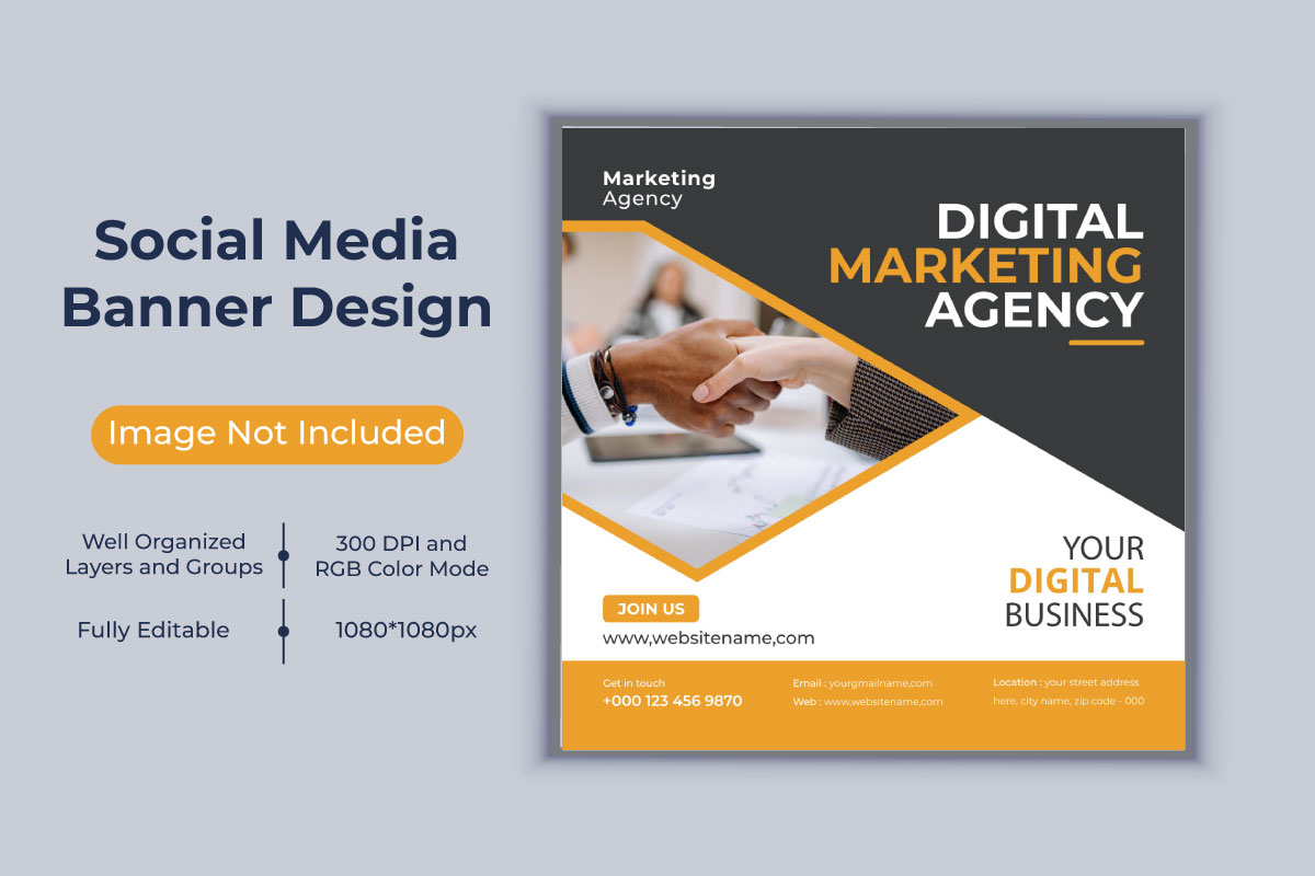 Digital Marketing Agency Square Banner