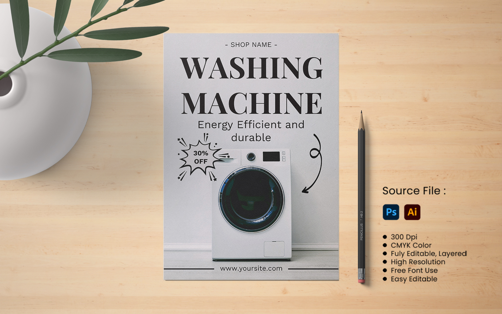Washing Machine Offers Flyer