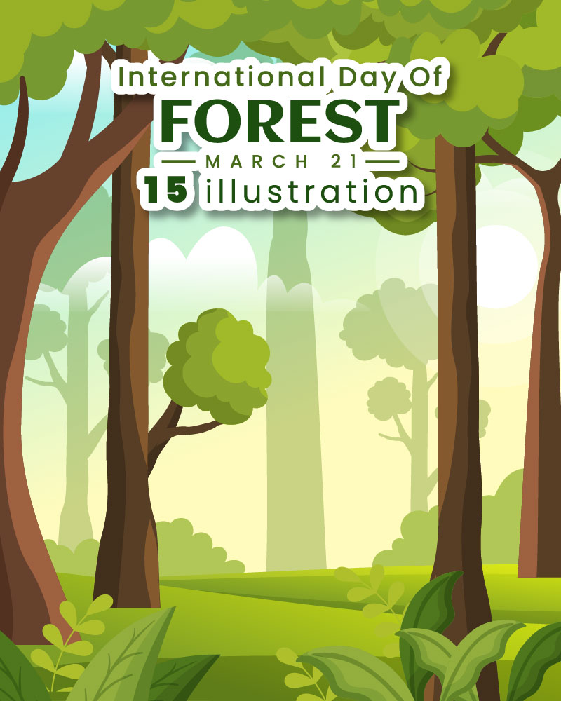 15 World forestry day Illustration