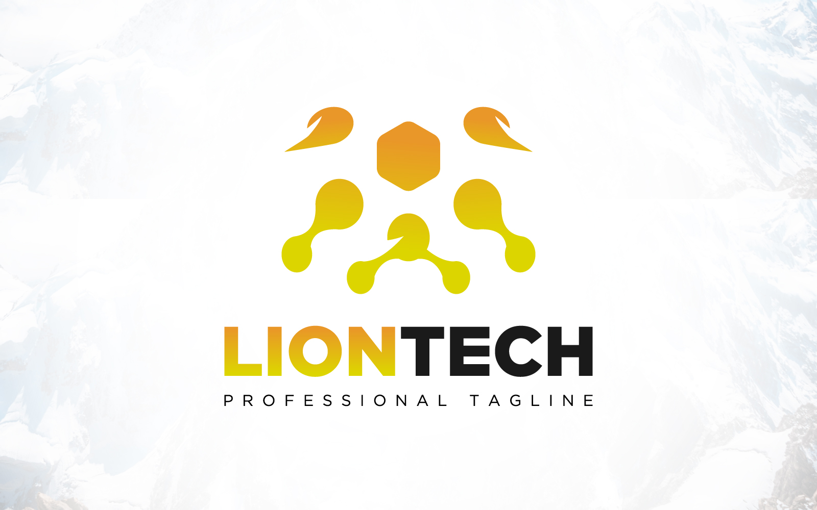 Lion Power Technology Logo Design