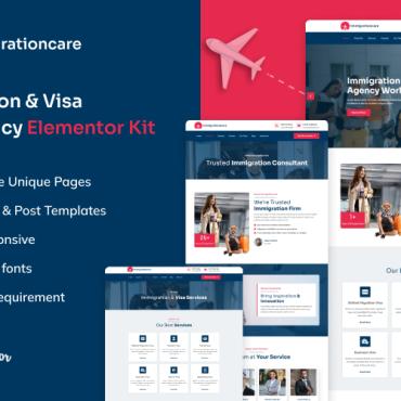 Visa Consultancy Elementor Kits 309965