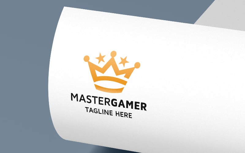 Master Gamer Pro Logo Template