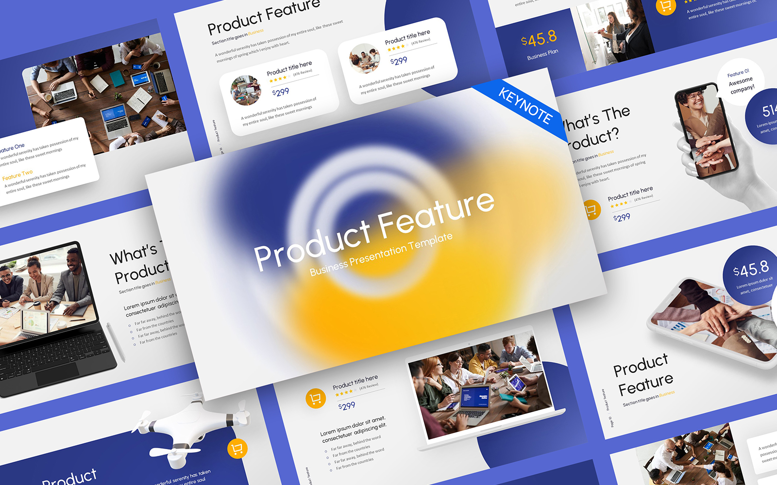 Product Feature Professional Keynote Template