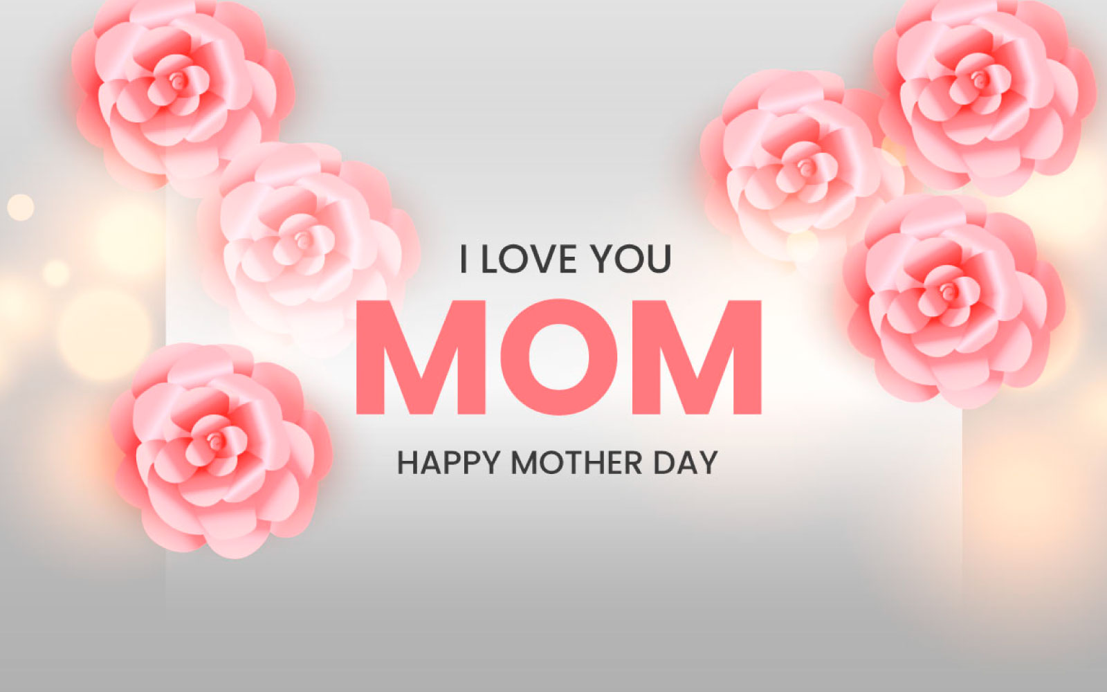 Mothers day  greeting card  design  with flower and floral concept