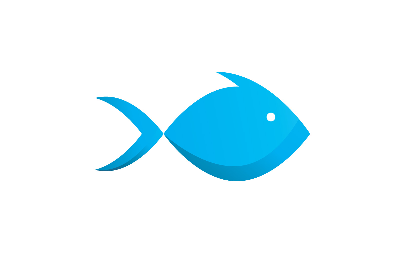 fish logo icon vector icon V1