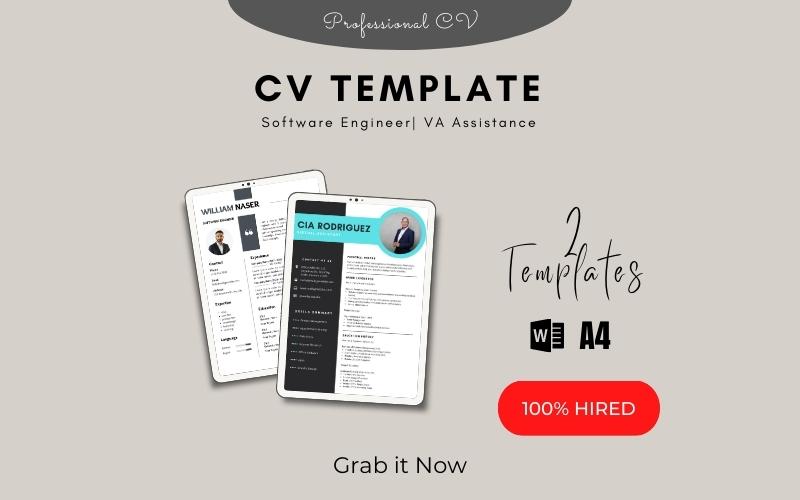 Modern and Creative Resume Template | Word Resume Template | Professional CV
