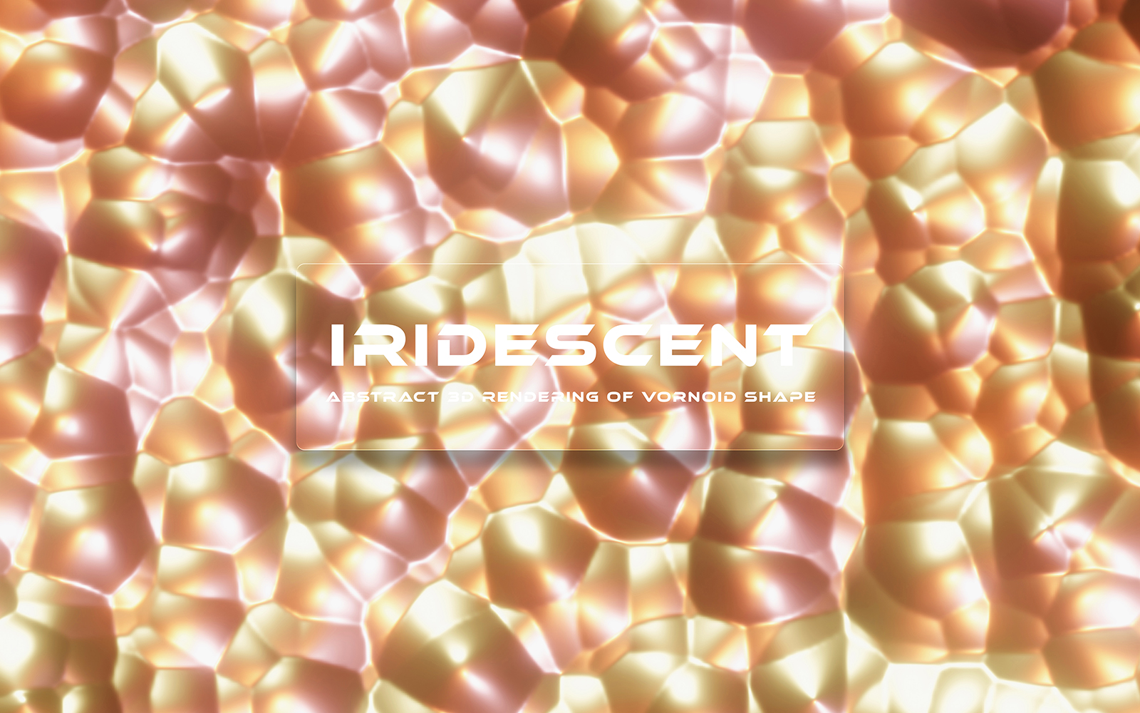 Iridescent Voronoi Background 2