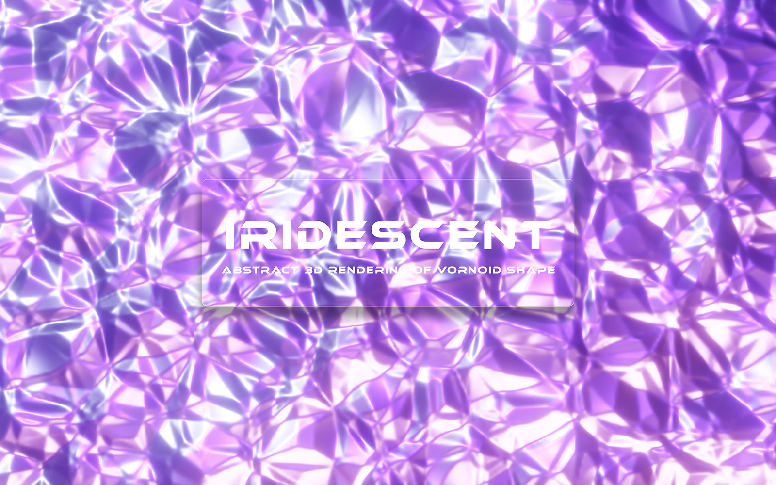 Iridescent Voronoi Background 4